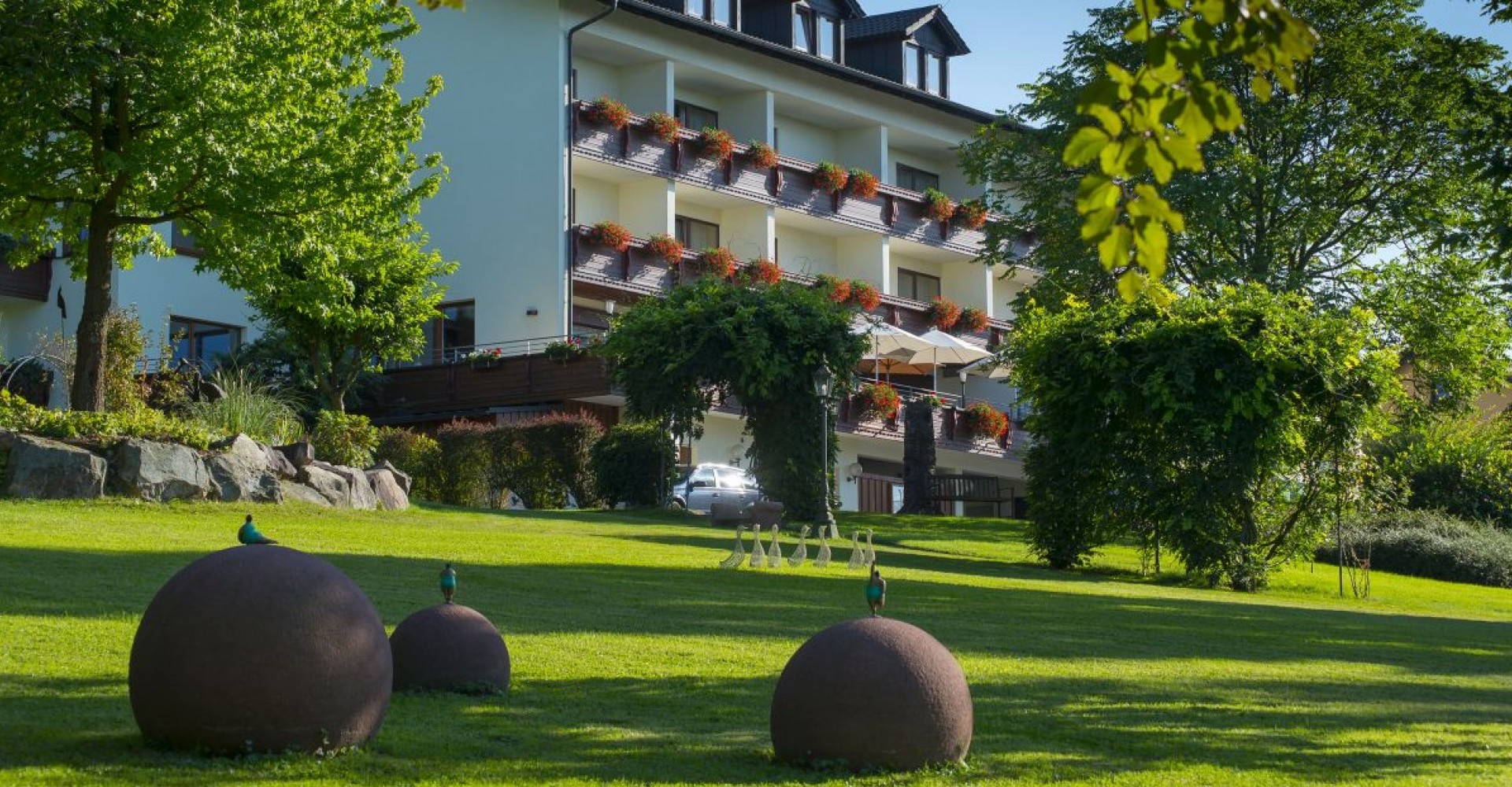 Hausansicht vom Garten Hausansicht vom Garten